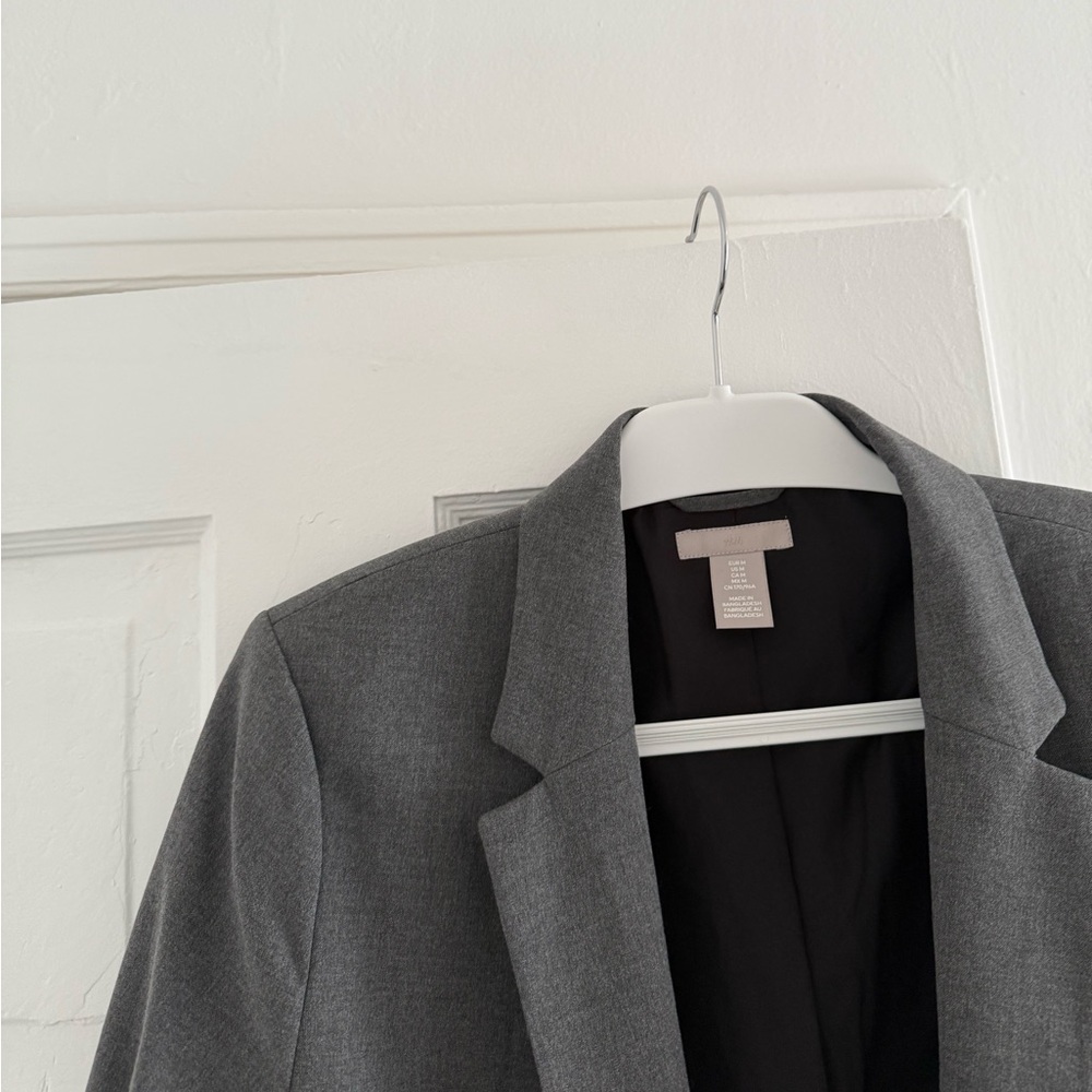 H&M - Women’s Charcoal Gray Blazer